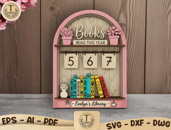Books Read This Year Reading Tracker SVG