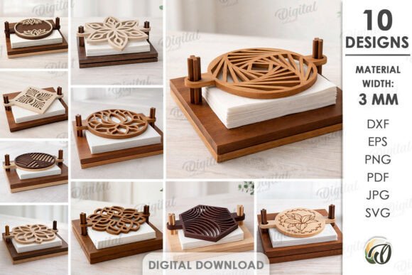 Create Stunning Laser Cut Napkin Holder Designs