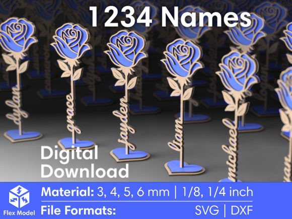 Create Unique Crafts with Two Layered Flower SVG Files