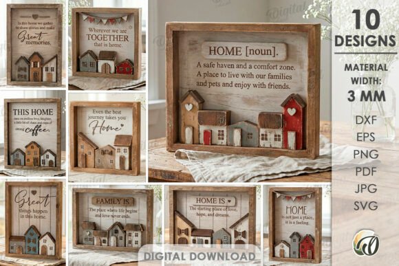 Create Unique Home Decor with Laser Cut Design Bundles