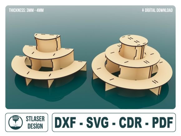Display Stand Laser Cut Svg Files