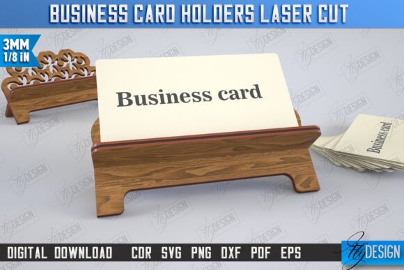 Elevate Your Workspace: The Laser Cut Business Card Holder