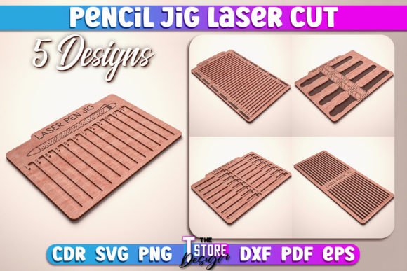 Pencil Jig Laser Cut SVG: The Perfect Teacher Gift Design