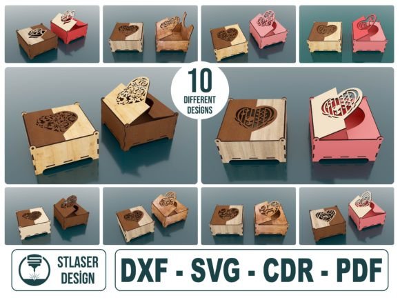 Stunning Laser Cut Box Designs for 3mm & 4mm Material